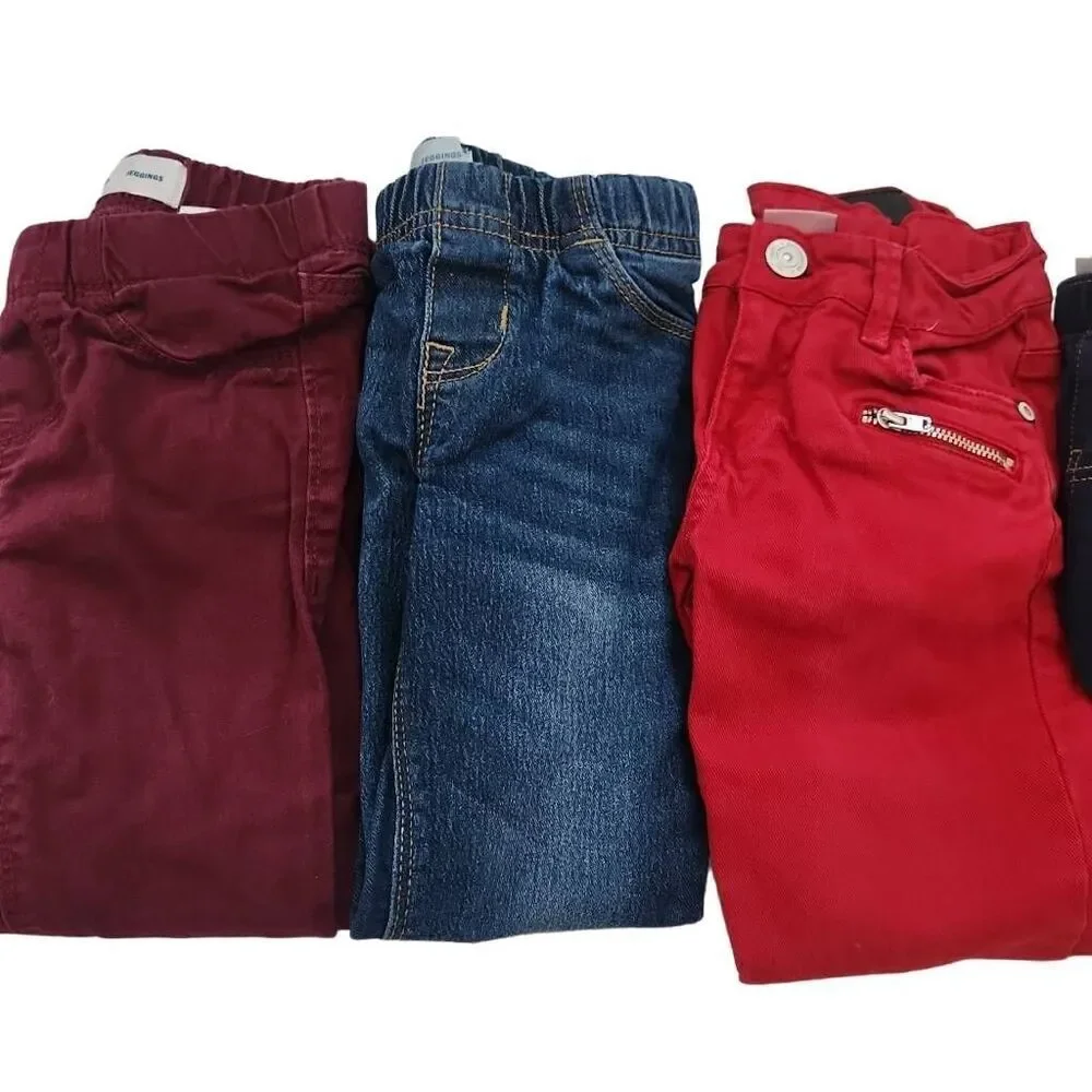 Girls Size 4 Lot of 11 Jeans Shorts Tops Old Navy Zara Cat & Jack Star Wars